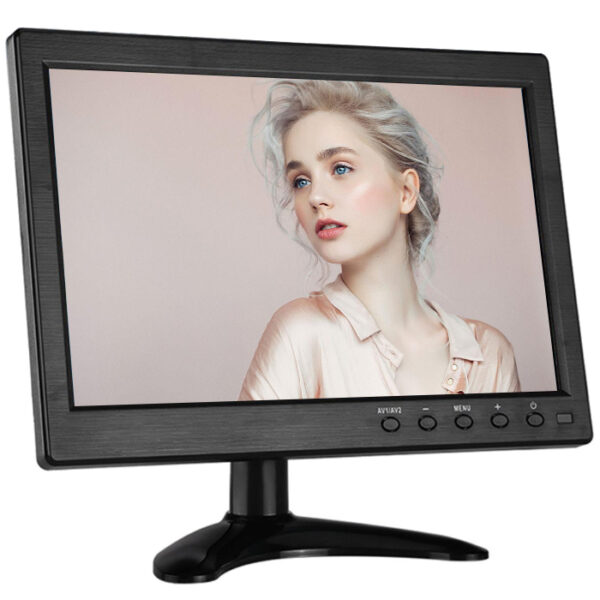 10.1 inch 1024*600 widescreen lcd monitor with VGA HDMI AV USB BNC Audio Speaker input