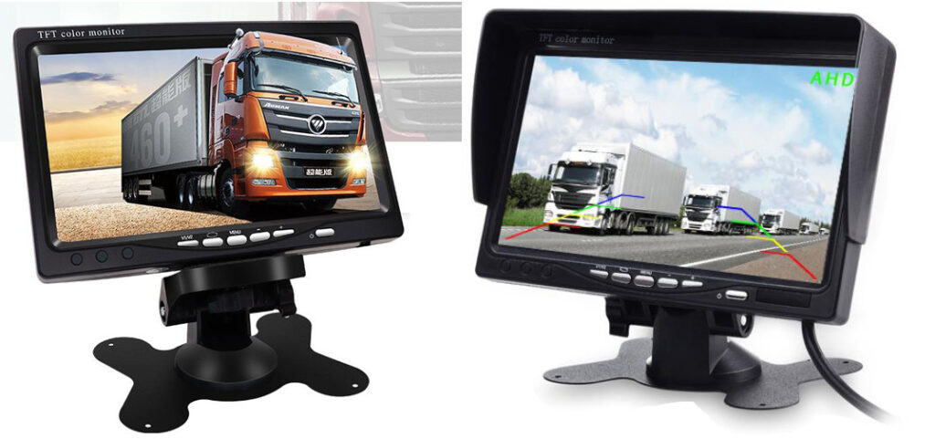 7 inch TFT LCD Color Screen Car Monitor for Auto CCTV Reverse Rear View Backup Camera
