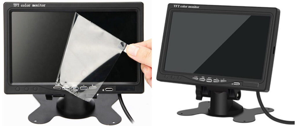 7 inch TFT LCD Color Screen Car Monitor for Auto CCTV Reverse Rear View Backup Camera