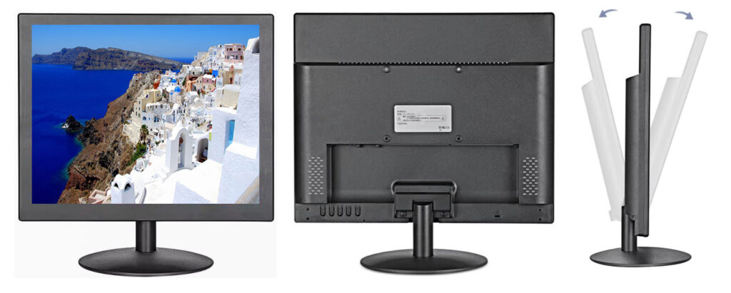 19 inch 5:4 1280*1024 square screen color display lcd monitor