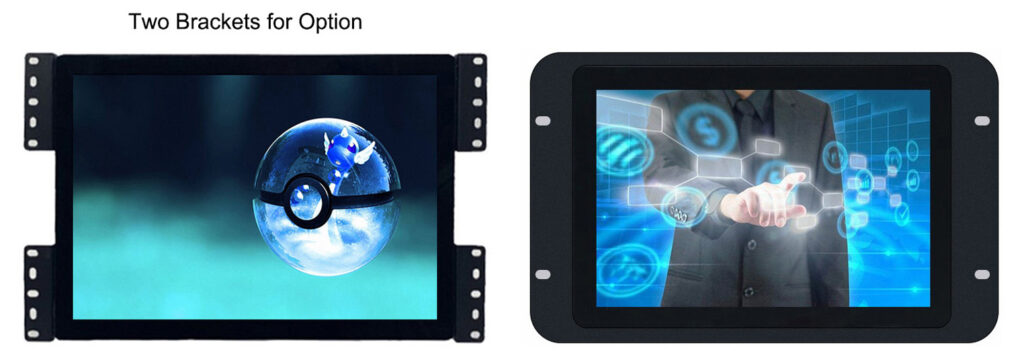 Embedded Open Metal Pure Frame Industrial KIOSK Display 10.1 Inch 1280*800 Widescreen IPS Display Capacitive Touch Monitor