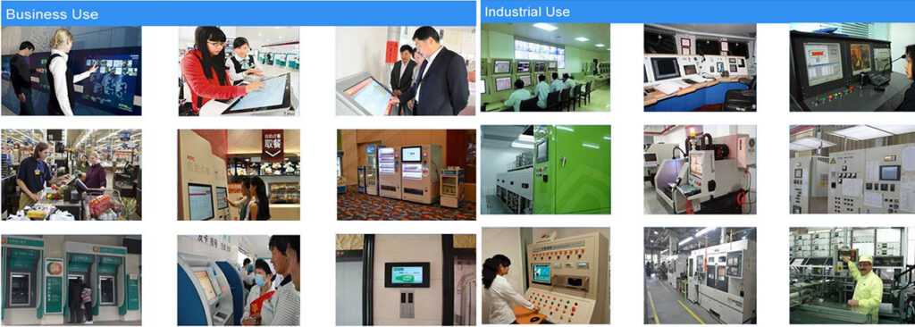 Embedded Open Metal Pure Frame Industrial KIOSK Display 10.1 Inch 1280*800 Widescreen IPS Display Capacitive Touch Monitor