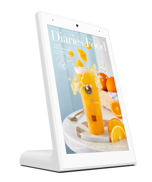 L Type Digital Signage WIFI POE RJ45 Android Tablet L Shape 10 Inch Vertical Screen Capacitive Touch Display RK3568 RK3566 Android Tablet